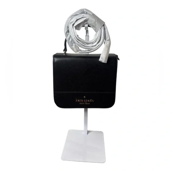 🔥LOW START Kate Spade Staci Square Saffiano Leather crossbody (NEW) - Picture 2 of 14